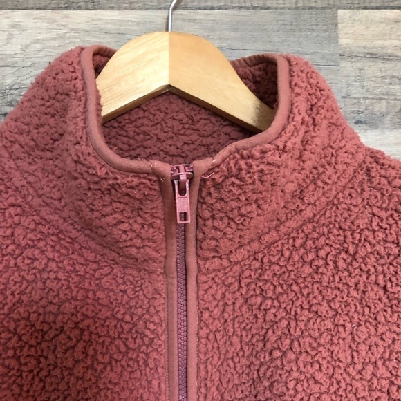 Vintage High Pile Cozy Fleece Zip Up Vest XL - Picture 2 of 7